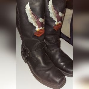 Harley Davidson sz Men's 11W genuine riding boots stock no. 93216